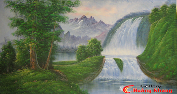 Tranh Núi - Nước - Phong Thuỷ